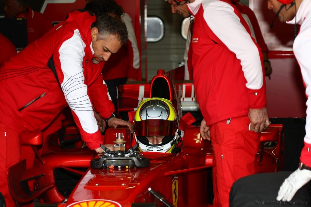 Test Ferrari F2008 Italian F3 Drivers Vallelunga